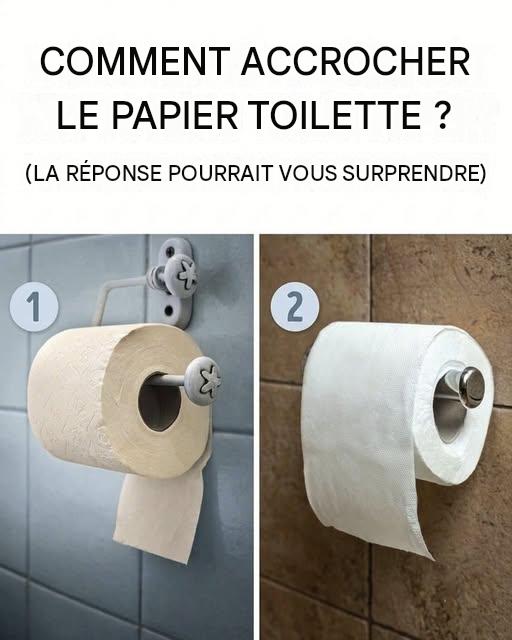 Le débat sur le papier toilette qui divise les familles depuis des générations !