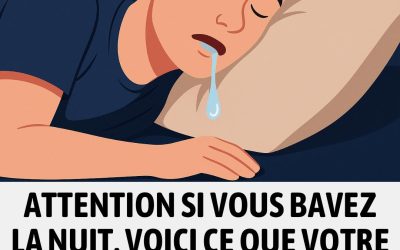 Attention si vous bavez la nuit, voici ce que votre corps essaie de vous dire