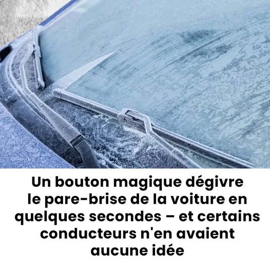 Un bouton magique dégivre le pare-brise en quelques secondes.?