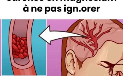 32 signes qui indiquent une carence en magnésium, et 23 aliments à consommer sans attendre