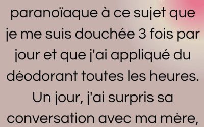 Mon mari disait que mon corps sentait mauvais, mais la vraie raison m’a bouleversée