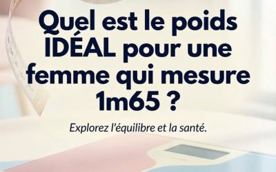 Un tableau dévoile le poids idéal selon votre taille et votre âge