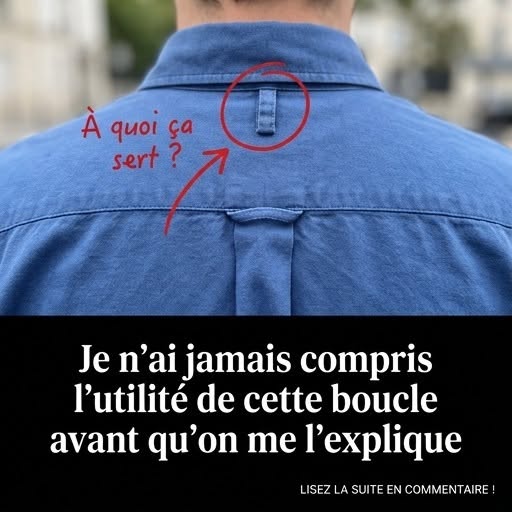 Pourquoi les chemises à boutons ont-elles des passants dans le dos ?