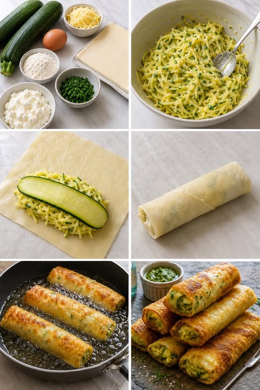 Croustillants de Courgettes et Fromage