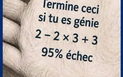 Seuls les plus attentifs trouvent la réponse exacte ! Reponse au premier commentaire👇
