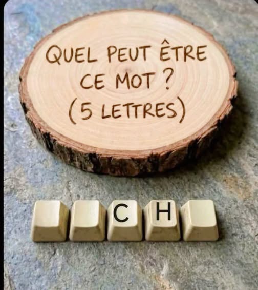 Seuls les vrais passionnés de jeux de mots trouvent ce mot mystère ! reponse ci dessous