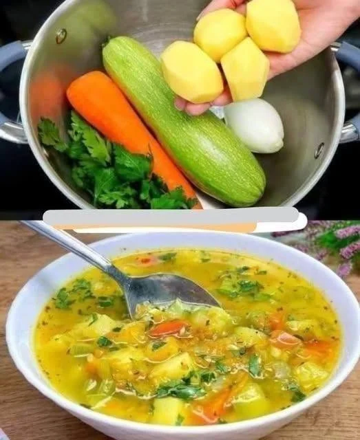 Soupe de Légumes Maison Façon Grand-Mère . La suite est disponibles dans les commentaires ci-dessous Si vous ne les voyez pas tout de suite, cliquez sur « VOIR TOUS LES COMMENTAIRES » pour continuer la lecture