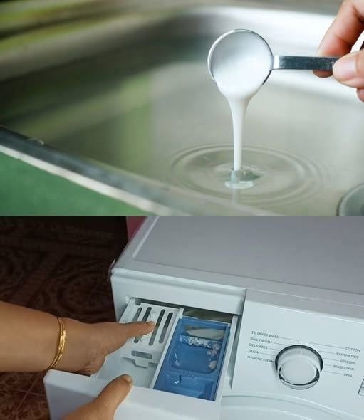 3 gouttes de shampoing dans le compartiment à lessive de la machine à laver : le secret d’une lessive réussie