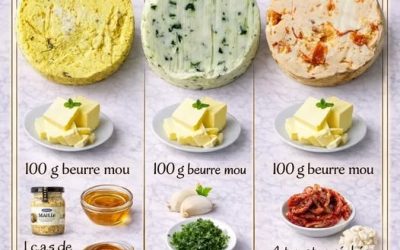 3 Beurres Aromatisés Maison Miel