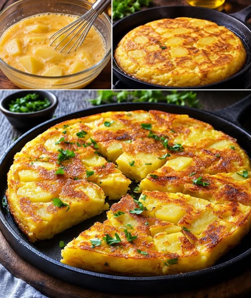 Tortilla de Pommes de Terre à la Poêle