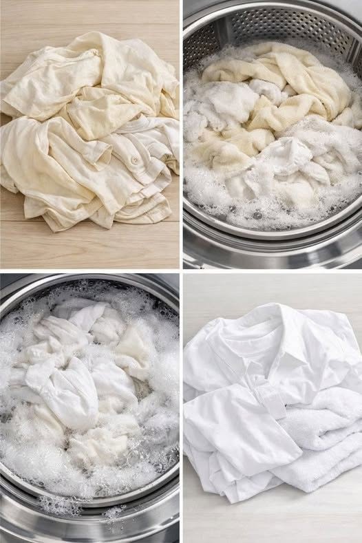 Machine à laver, oubliez la javel : cet ingrédient embellit les vêtements.