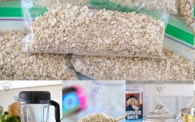 Sachets de flocons d’avoine instantanés faits maison