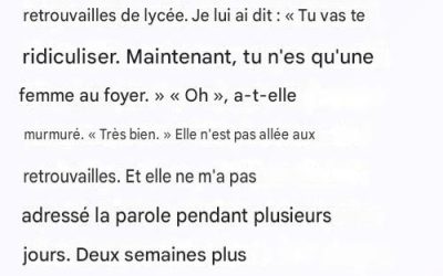 Je pensais qu’elle n’avait rien fait de la journée, mais la boîte m’a prouvé le contraire.