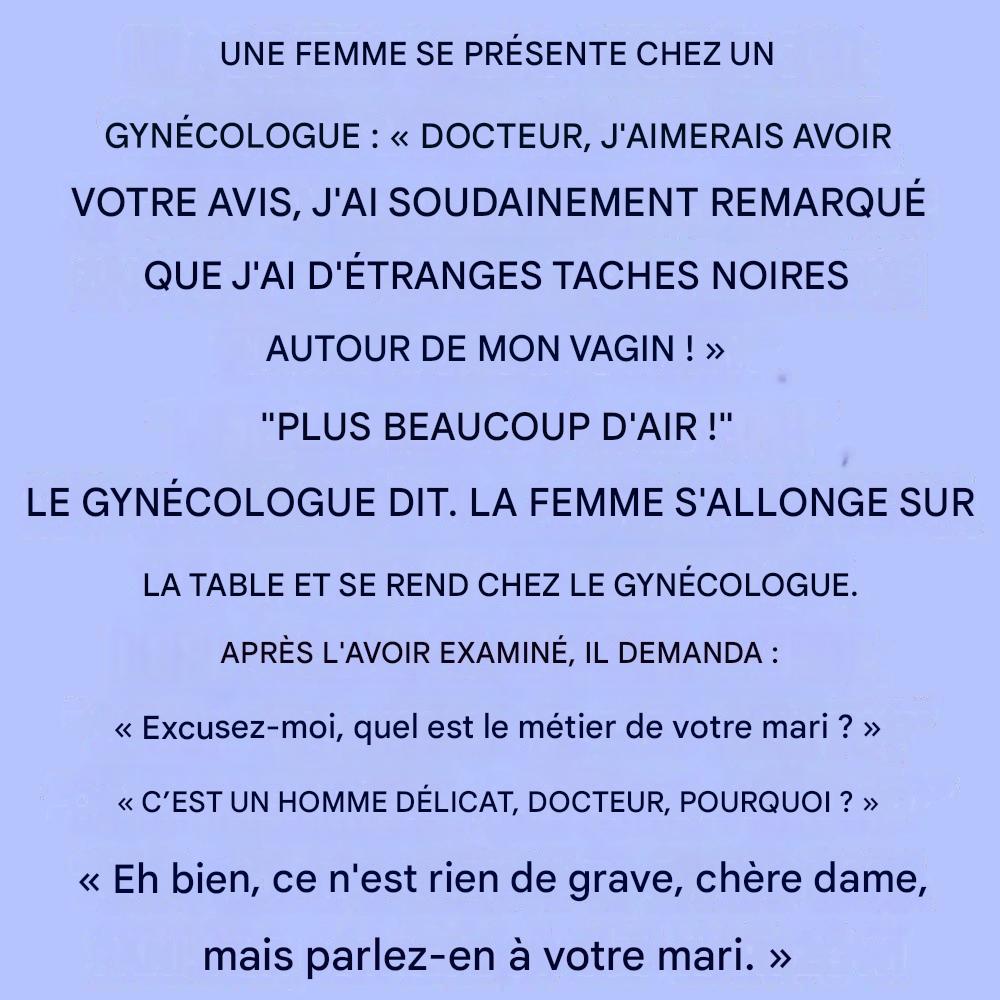 Une femme se présente chez le gynécologue avec des taches étranges sur ses parties génitales (1/2)
