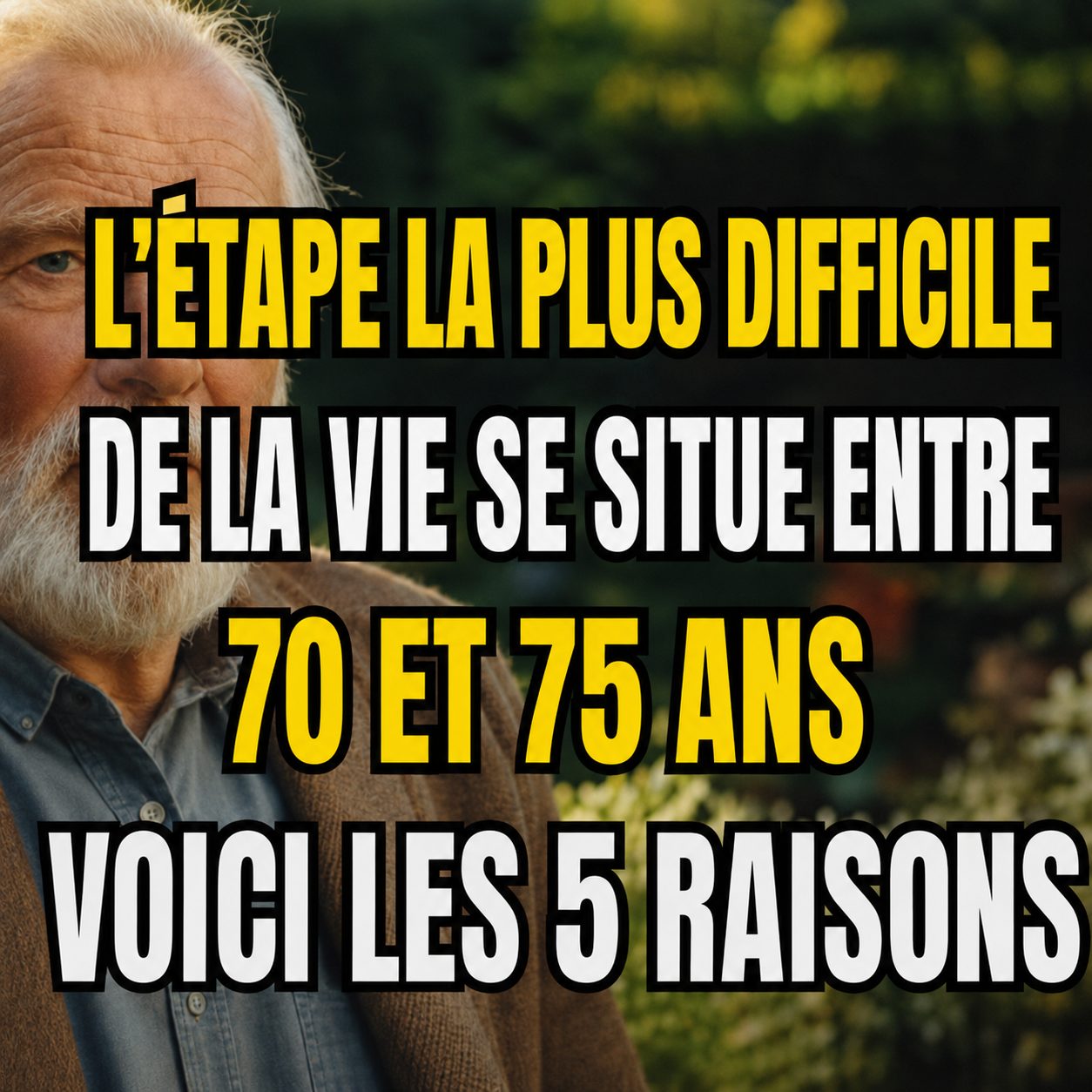 La période la plus difficile de la vie se situe entre 70 et 75 ans, et voici les 5 raisons qui l’expliquent… 🤔🤯… Voir plus