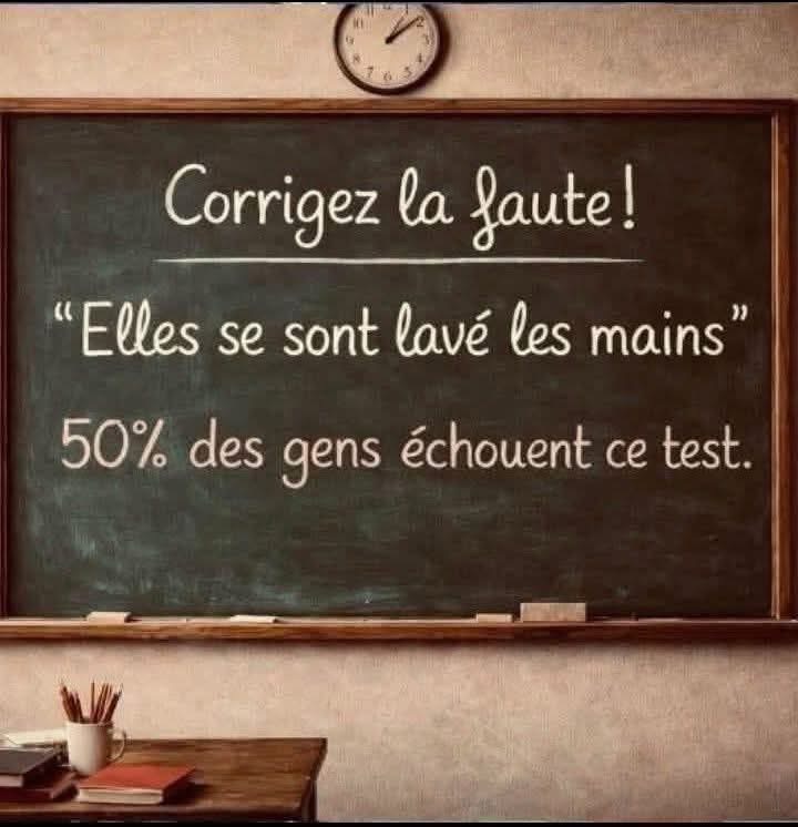 Pouvez-vous corriger cette faute de français ? Beaucoup se trompent ! Clic sur le lien pour réponse