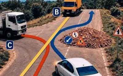 Qui passe en premier ? Testez vos connaissances du Code de la route ! À première vue, cette situation semble simple… mais les panneaux et les règles de priorité peuvent facilement induire en erreur.