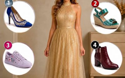 Quelle chaussure choisir avec cette robe élégante ?