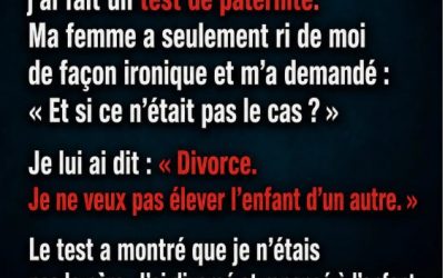 J’ai demandé un test ADN le jour où mon fils est né. Trois ans plus tard, j’ai fini par payer le prix de cette méfiance…  VOIR LA SUITE DANS LE PREMIER COMMENTAIRE. 👇🏻👇🏻👇🏻👇🏻