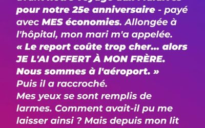 Trois jours après mon AVC, mon mari est parti aux Maldives — à son retour, une grande surprise l’attendait