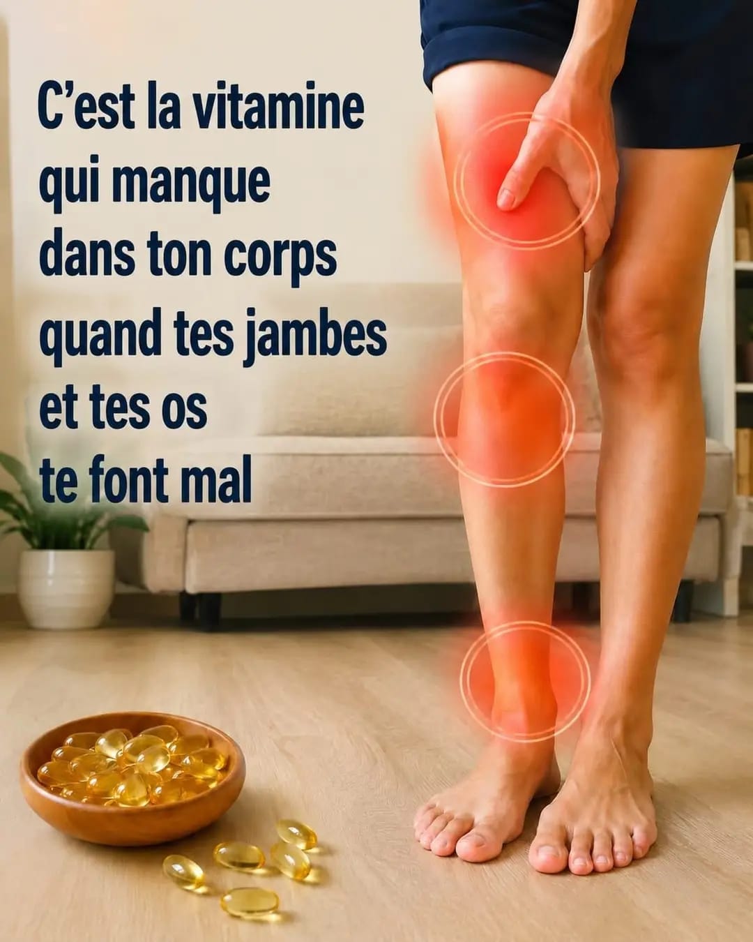 La vitamine essentielle pour soulager les douleurs aux jambes et aux os