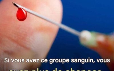 Des études indiquent que les personnes ayant ce groupe sanguin ont une plus grande probabilité de vivre jusqu’à 100 ans.
